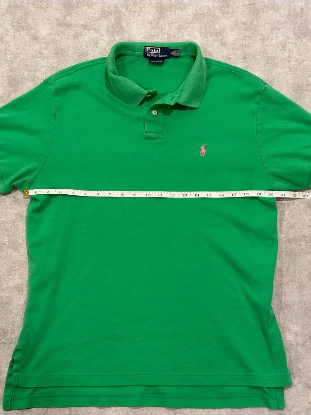 Polo by Ralph Lauren Bright Green Custom Fit Polo